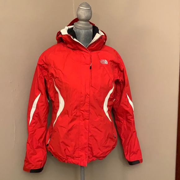 North Face Zip-In Fleece/Nylon Shell Winter Coat | Size M